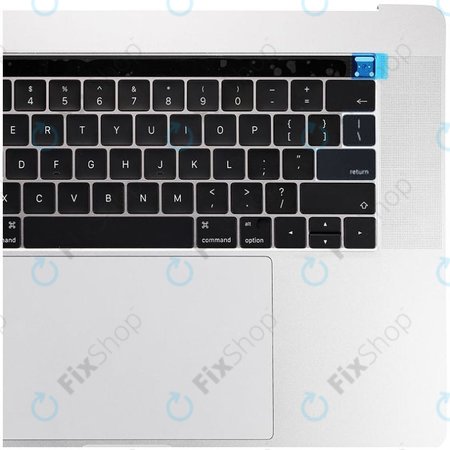 Apple MacBook Pro 15" A1707 (kasno 2016. - Sredina 2017.) - Gornji okvir tipkovnice + tipkovnica US + mikrofon + trackpad + zvučnici (srebrni)