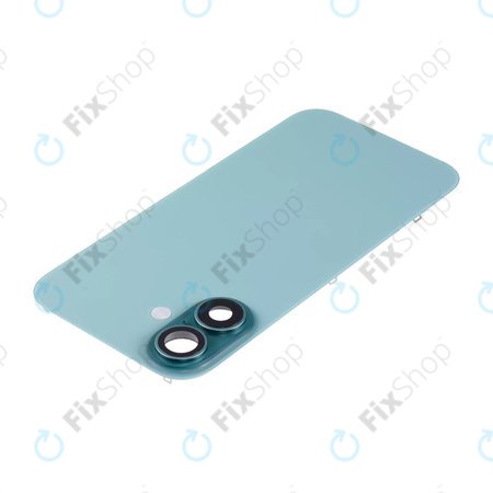 Apple iPhone 16 - Stražnje staklo kućišta + staklo kamere + metalni okvir + Magsafe magnet (Teal)