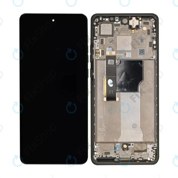 Motorola Edge 40 Neo XT2307 - LCD zaslon + zaslon osjetljiv na dodir + okvir (Black) OLED