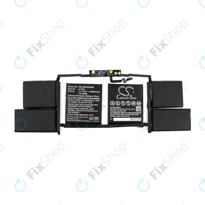 Apple MacBook Pro 15" A1707 (krajem 2016. - Sredinom 2017.) - Baterija A1820 6600 mAh HQ