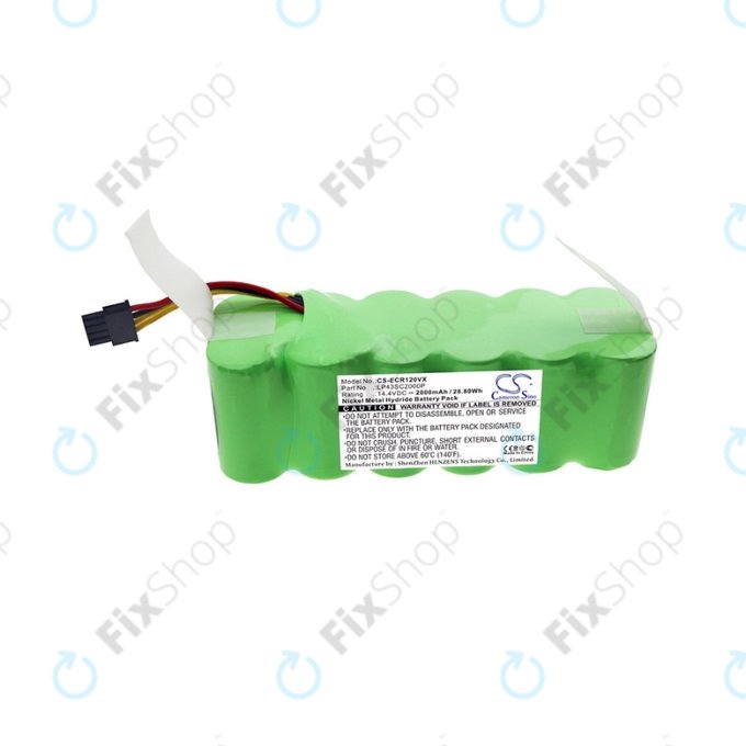Ecovacs Deebot CR120, KK-8, X500 - Baterija LP43SC2000P Ni-MH 14.4V 2000mAh HQ