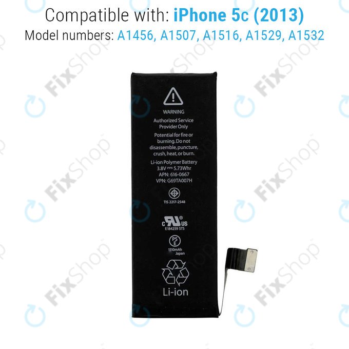 Apple iPhone 5C - Baterija 1510mAh