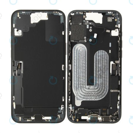 Srednji okvir s baterijom za iPhone 16 Plus | Black | ZD076-00684 | Genuine Apple