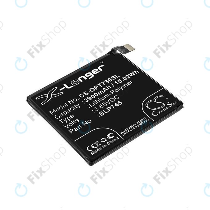 Baterija za OnePlus 7T Pro, 3900mAh, Li-Pol, 3.85 V, BLP745, HQ