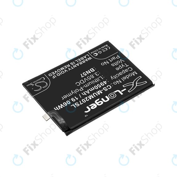 Baterija za  Xiaomi Poco X3 NFC M2107J20CG, 4950mAh, Li-Pol, 3.85 V, BN57, HQ