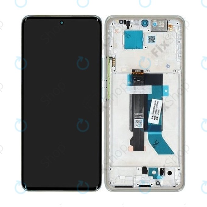 Xiaomi Redmi Note 14 Pro 5G 24090RA29G - LCD zaslon + zaslon osjetljiv na dodir + okvir (Coral Green) - 56002500O1600 Genuine Service Pack