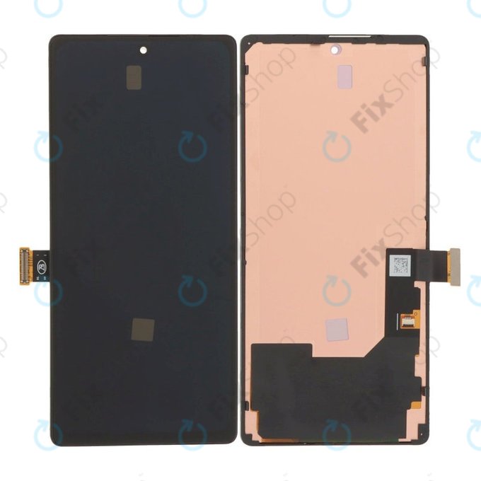 Zaslon OLED za Google Pixel 6, Black, Dodirni ekran s okvirom