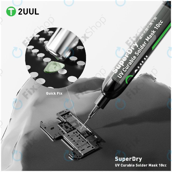 UV stvrdnjavajuća zaštitna maska za lemljenje, 2UUL SC55, 10cc