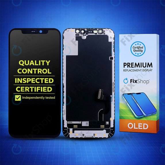Zaslon Hard OLED za iPhone 14, Dodirni ekran s okvirom, FixPremium