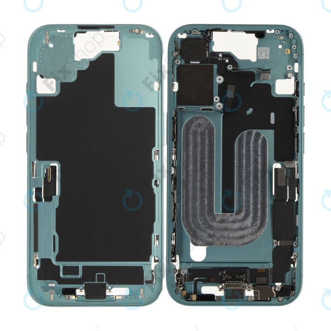 Srednji okvir s baterijom za iPhone 16 | Green | ZD076-00683 | Genuine Apple