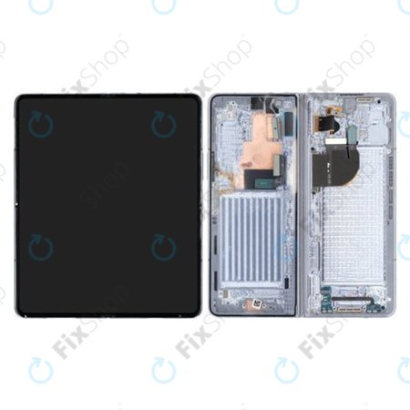 Samsung Galaxy Z Fold 5 F946B - LCD zaslon + zaslon osjetljiv na dodir + okvir (Icy Blue) - GH82-31842C Genuine Service Pack