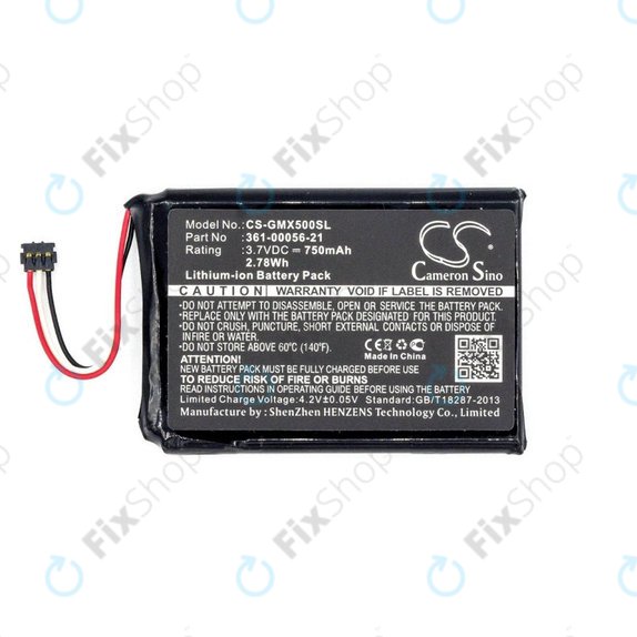 Baterija za Garmin Driveluxe 50, 750mAh, Li-Ion, 3.7V, 361-00056-21, HQ