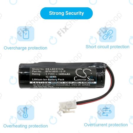 Leifheit Dry&Clean 51000, 51002, 51113, 51114 - Baterija BFN18650 1S1P Li-Ion 3.7V 3400mAh HQ