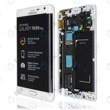 Samsung Galaxy Note Edge N915FY - LCD zaslon + zaslon osjetljiv na dodir + okvir (crni) - GH97-16636A Originalni servisni paket