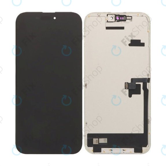 Zaslon Soft OLED 120Hz za iPhone 16 Pro, Dodirni ekran s okvirom, FixPremium PRO