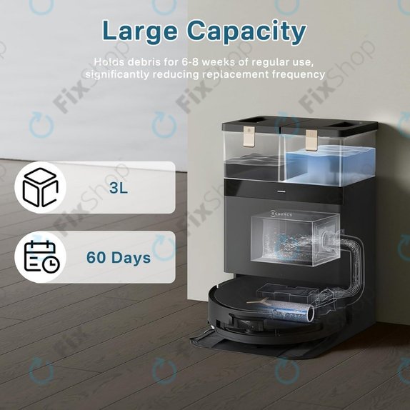 Vrećica za prašinu, 4 kom za Ecovacs Deebot T30c, T50-series, T80-series, X8-series, X9 Pro-series