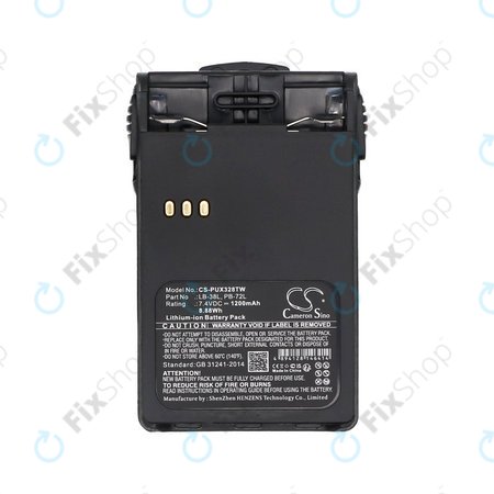 Baterija za ADI AT-46, Baojie BJUV22, Huntec HT-3688, 1200mAh, Li-Ion, 7.4V, LB-38L, HQ