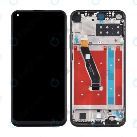 Huawei P40 Lite E - LCD zaslon + zaslon osjetljiv na dodir + okvir (Midnight Black) TFT