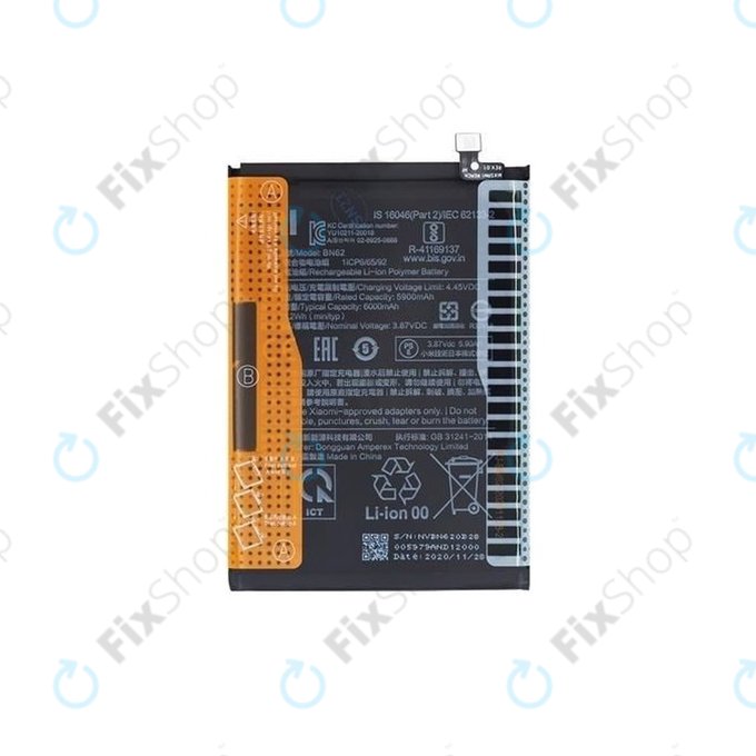 Xiaomi Redmi 9T - Baterija BN62 6000mAh - 46020000521G Genuine Service Pack