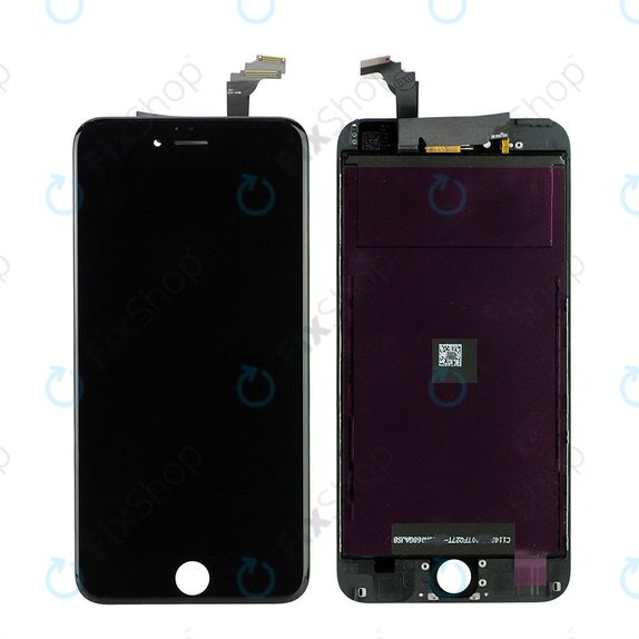 Apple iPhone 6 Plus - LCD Zaslon + Staklo na Dodir + Okvir (Crna) Refurbished