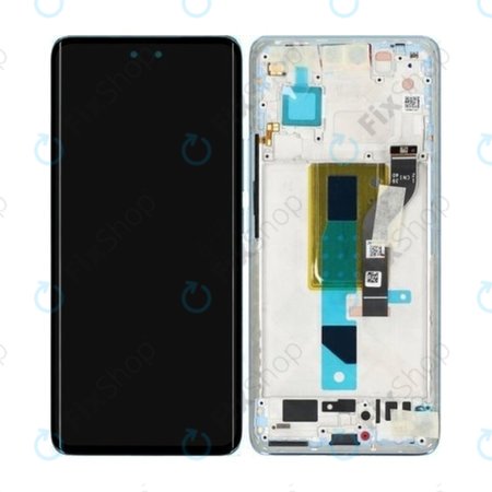 Xiaomi 13 Lite - LCD zaslon + zaslon osjetljiv na dodir + okvir (Lite Blue) - 5600040L9S00 Originalni servisni paket