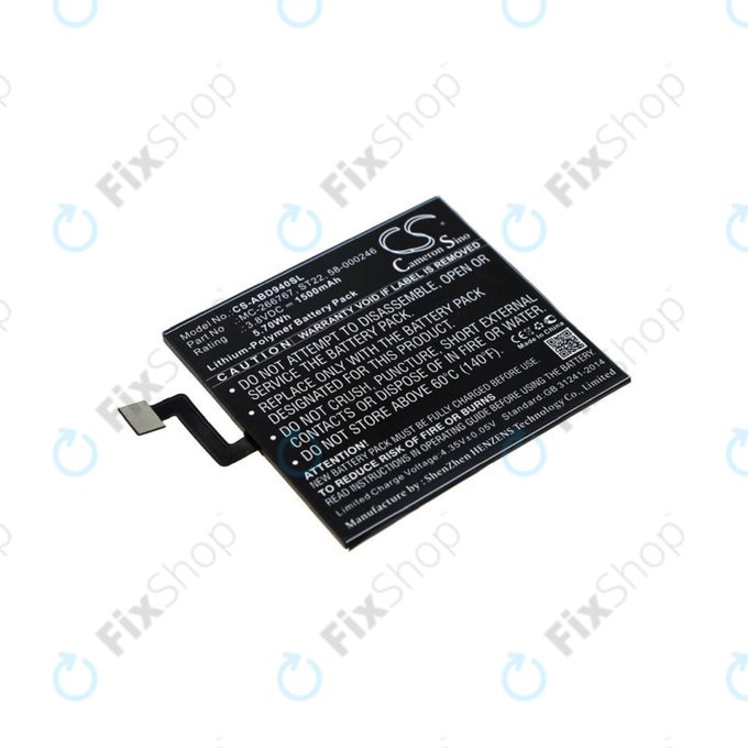 Baterija za Amazon Kindle Paperwhite 4 (2018), 1500mAh, Li-Pol, 3.8V, ST22, HQ