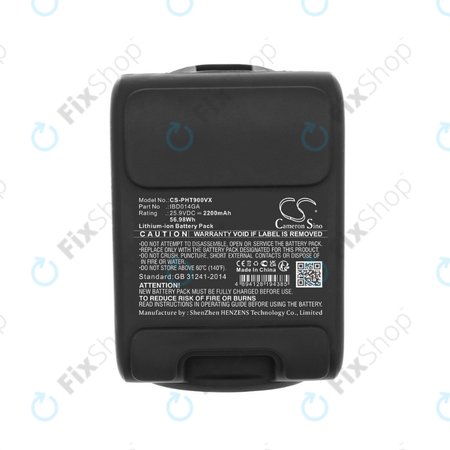 Philips Series 9000 AquaTrio, 8000-series, 7000-series - Baterija IBD014GA Li-Ion 25.9V 2200mAh HQ