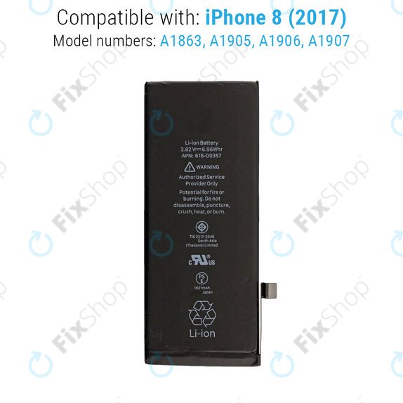 Baterija za iPhone 8, 1821mAh