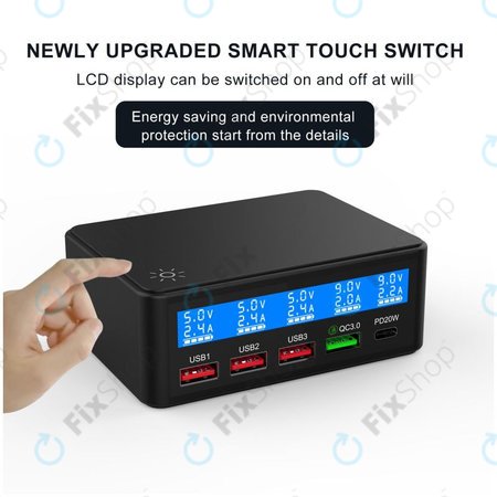 FixPremium - USB stanica za punjenje s USB 3.0 i USB-C