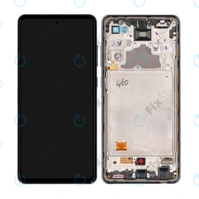 Samsung Galaxy A72 A725F, A726B - LCD zaslon + zaslon osjetljiv na dodir + okvir (Fantastična crna) - GH82-25460A, GH82-25463A, GH82-25624A, GH82-25849A Originalni servisni paket