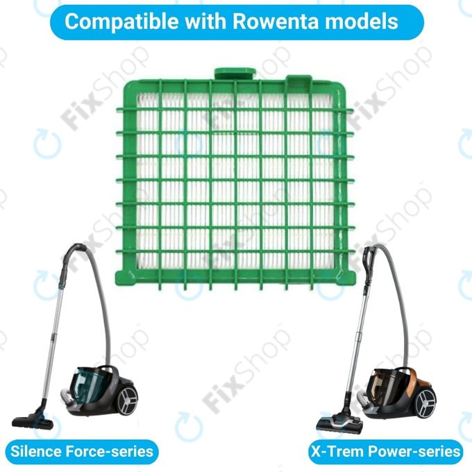 HEPA filter, 2 kom za Rowenta Silence Force, X-Trem