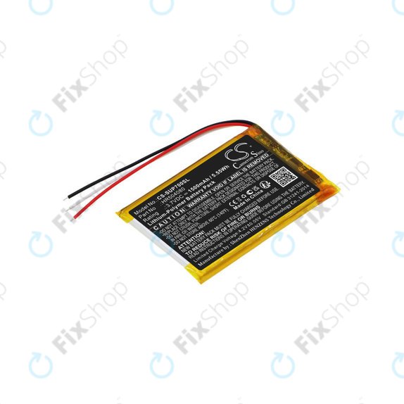 Baterija za Navitel Ms700, Serioux Upq700, 1500mAh, Li-Pol, 3.7V, HR504080, HQ