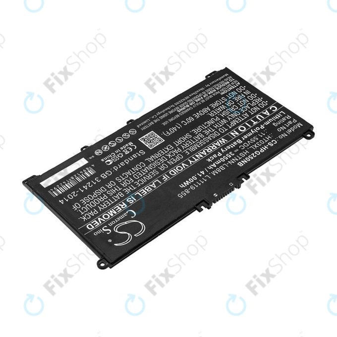 Baterija za HP Pavilion 14, 15, 17, 3550mAh, Li-Pol, 11.55V, HT03XL, HQ