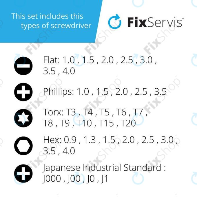 Jakemy JM-8166 - Višenamjenski alat za odvijače 61 u 1