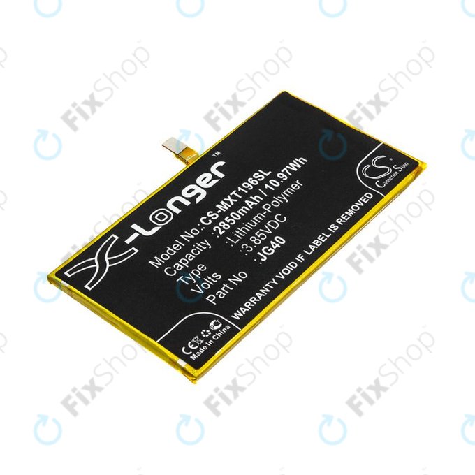 Baterija za Motorola Moto G7 Plus, G7 Plus DS, 2850mAh, Li-Pol, 3.85V, JG40, HQ