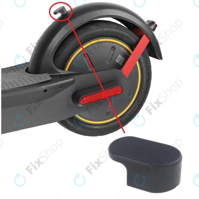 Ninebot Segway Max G30 - Držač sklopivog mehanizma stražnjeg bokobrana