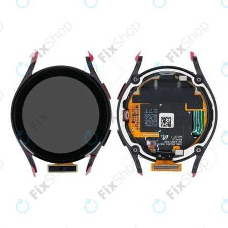 Samsung Galaxy Watch 5 40 mm R900 - LCD zaslon + zaslon osjetljiv na dodir + okvir (grafit) - GH82-30040A Originalni servisni paket