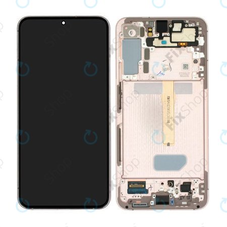 Samsung Galaxy S22 Plus S906B - LCD zaslon + zaslon osjetljiv na dodir + okvir (ljubičasti) - GH82-27500F, GH82-27501F Originalni servisni paket