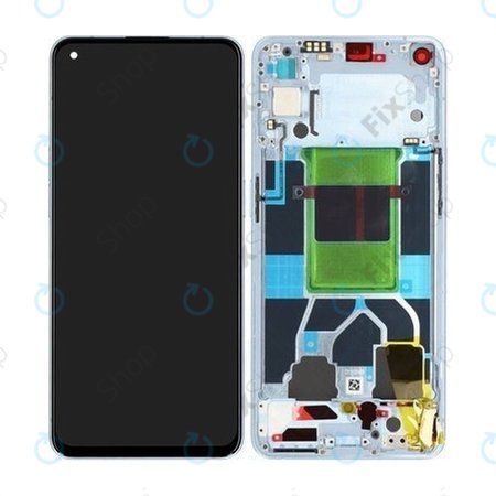 Oppo Reno 6 5G CPH2251 - LCD zaslon + zaslon osjetljiv na dodir + okvir (Arctic Blue) - 4907750 Originalni servisni paket