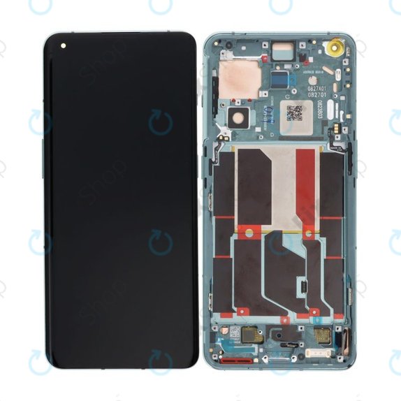 OnePlus 10 Pro NE2210 NE221 - LCD zaslon + zaslon osjetljiv na dodir + okvir Emerald Forest) OLED