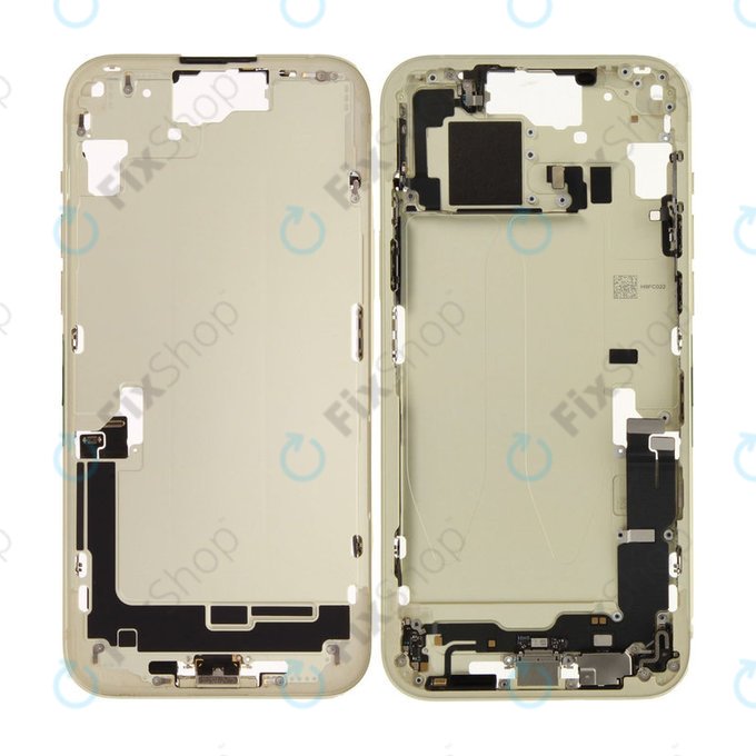 Srednji okvir s baterijom za iPhone 15 Plus | Yellow | ZD076-00676 | Genuine Apple