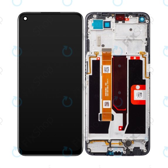 Oppo A54 5G, A74 5G - LCD zaslon + zaslon osjetljiv na dodir + okvir (Fluid Black) TFT