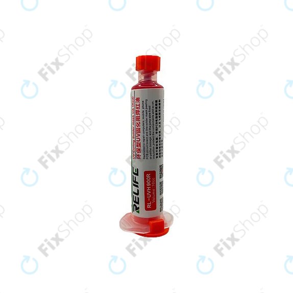 Relife RL-UVH900R - UV Vytvrditeljiva Lemilica Maska - 10ml (Crvena)