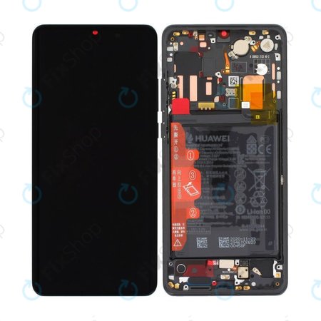 Huawei P30 Pro, P30 Pro 2020 - LCD zaslon + zaslon osjetljiv na dodir + okvir + baterija (Black) - 02352PBT, 02355UMW, 02354NAK, 02355UNB Genuine Service Pack