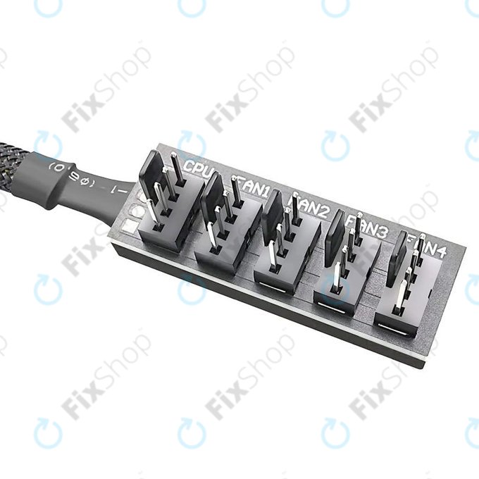 PWM razdjelnik za ventilatore, 4-pinski, 5-portni