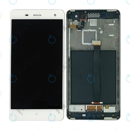 Xiaomi Mi 4 - LCD zaslon + zaslon osjetljiv na dodir + okvir (White) TFT