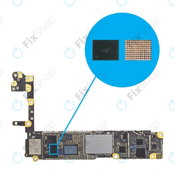 Apple iPhone 6, 6 Plus - Upravljački program za zaslon osjetljiv na dodir IC čip U2402 343S0694