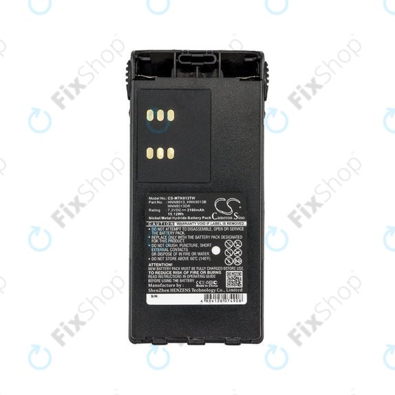 Baterija za Motorola GP, HT, MTX, Pro-series, 2100mAh, Ni-MH, 7.2V, HNN9013, HQ