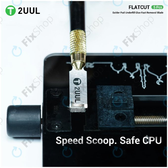 Oštrice za uklanjanje underfill ljepila, ravni rez, 2UUL DA28, 5kom/pak