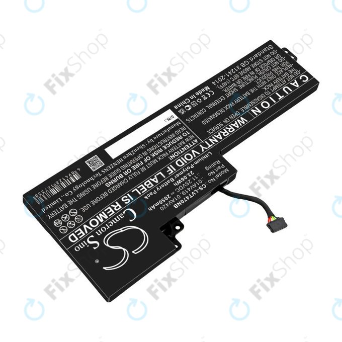Baterija za Lenovo Thinkpad A285, T470, T480, 2050mAh, Li-Pol, 11.25V, 01AV419, HQ